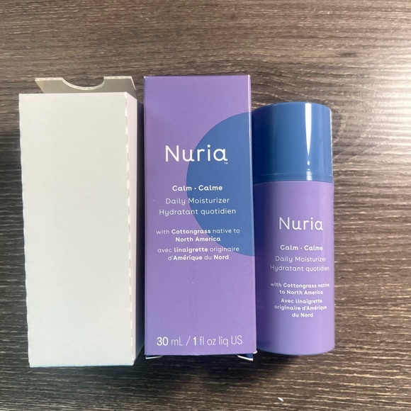 Nuria Beauty Calm Daily Facial Mist W/Damask Rose &Moisturizer W/Cottongrass NIB - Picture 4 of 12